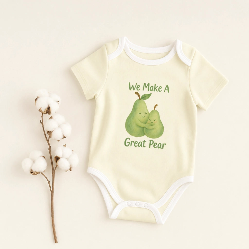 We Make a Great Pear Baby Bodysuit